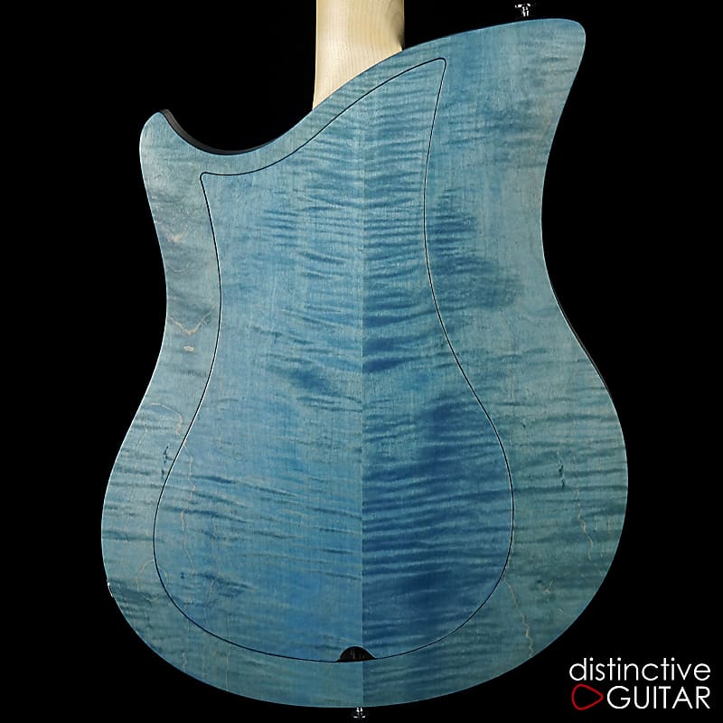 Relish Flame Jane - Blue Flame - Swiss Made Electric Guitar - Swappable  Pickups - Piezo - Touchpad