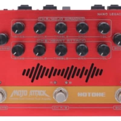 Hotone Mojo Attack Nano Legacy Floor Series Portable Dual Channel Floor Amplifier NLF-2 for sale