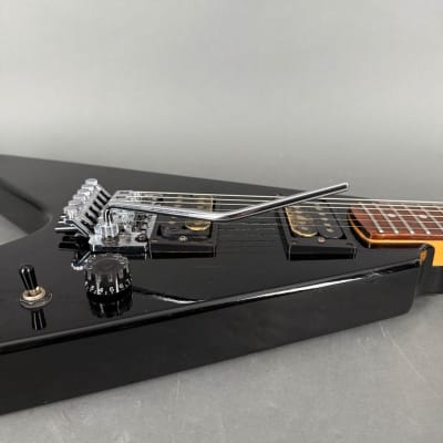 Epiphone Flying V 2 black Zebra PUs black hockey headstock RARE 1982 - 1986 - schwarz image 7