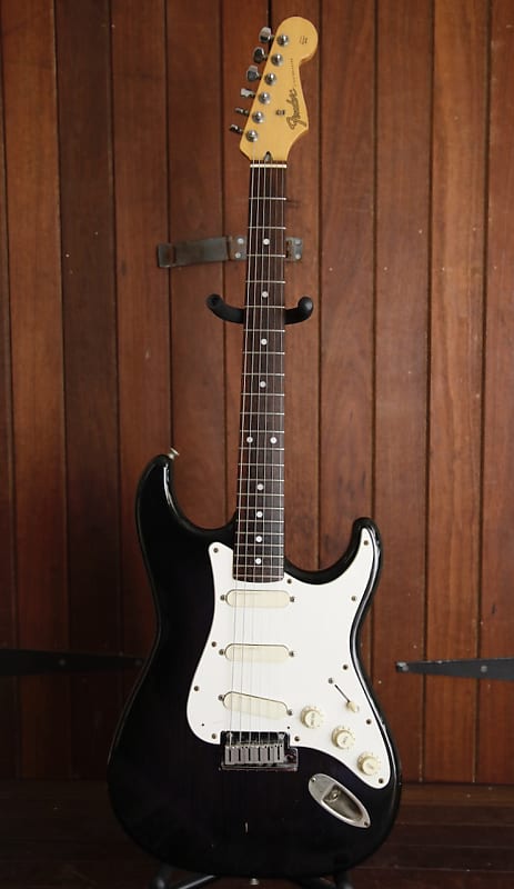 Fender Japan STR-85LS Stratocaster Guitar Translucent Black