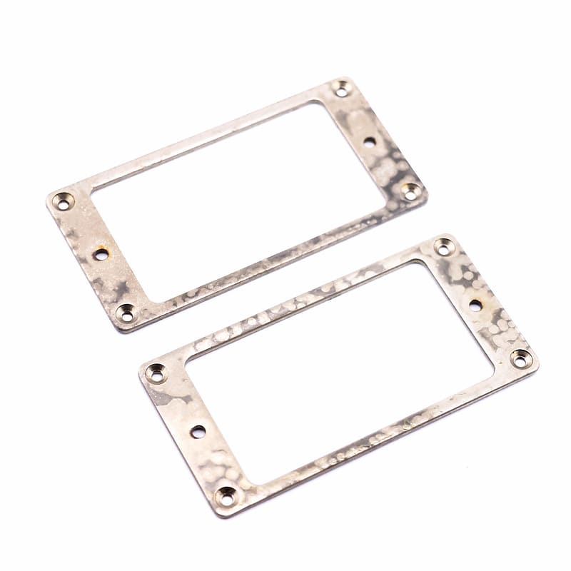 AGP ™ - Aged Chrome Flat Bottom Metal Humbucker Ring Set | Reverb UK