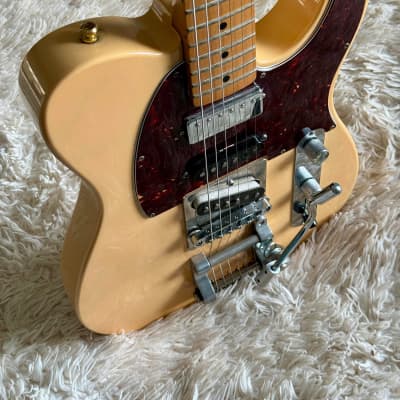 Fender Deluxe Nashville Telecaster with Bigsby & Mini Humbucker - 2017 - Honey Blonde image 7