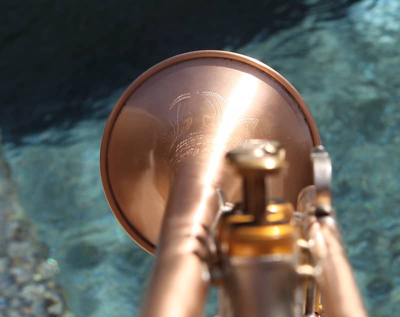 1960 Olds Recording Trumpet with Copper-Alloy Bell and 1960 Olds Recording Trumpet with Copper-Alloy Bell and