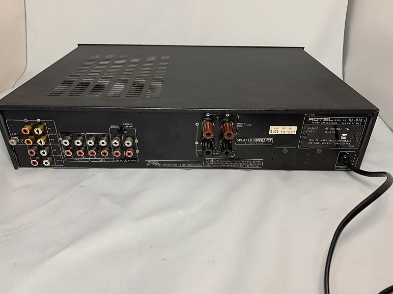 ローテル・プリメインアンプ「RA-870」。ビンテージ。希少 ローテル・プリメインアンプ「RA-870」。ビンテージ。希少