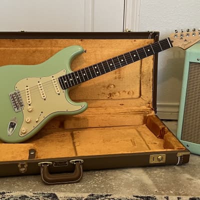 2007 Fender Highway One Stratocaster Surf Green 1 of 150 & Amp Combo for sale