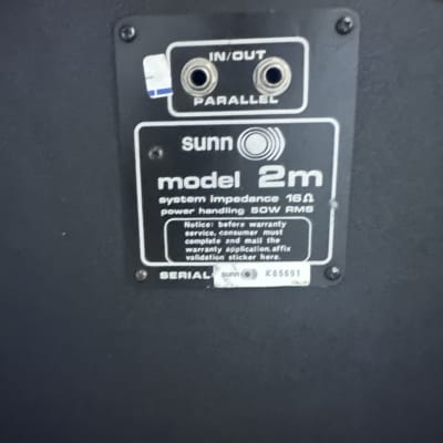 Sunn Model 2M 80’s? - Black image 5