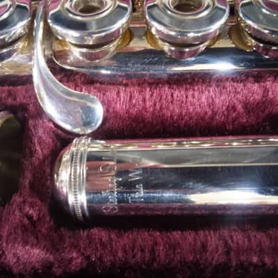 Armstrong 303 Step-Up Model Open-Hole Flute w/ B Foot Joint Silver head joint image 3