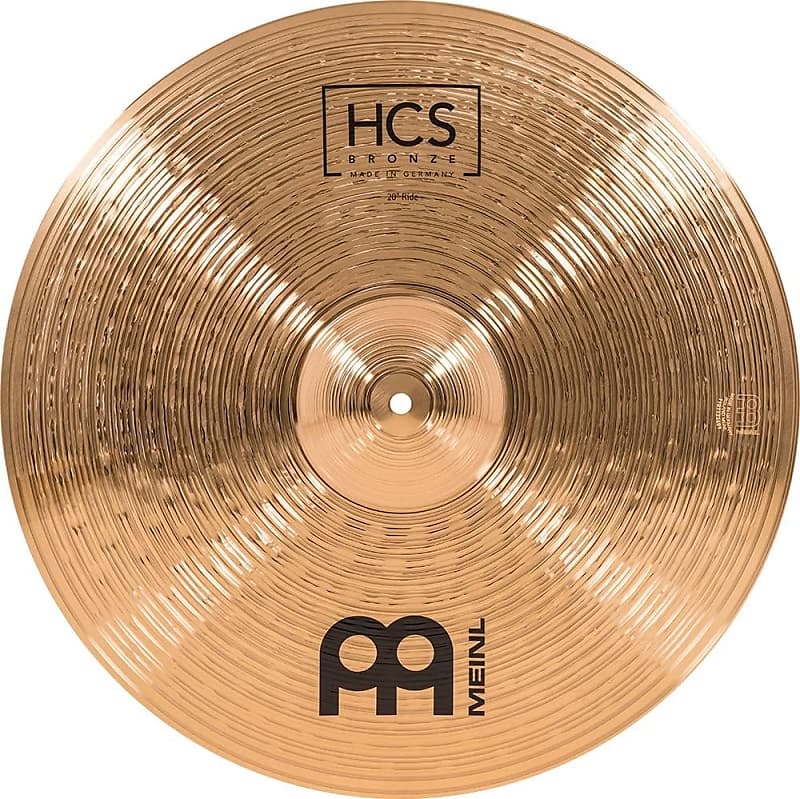 Meinl Cymbals 20” Ride – HCS Traditional Finish Bronze for | Reverb