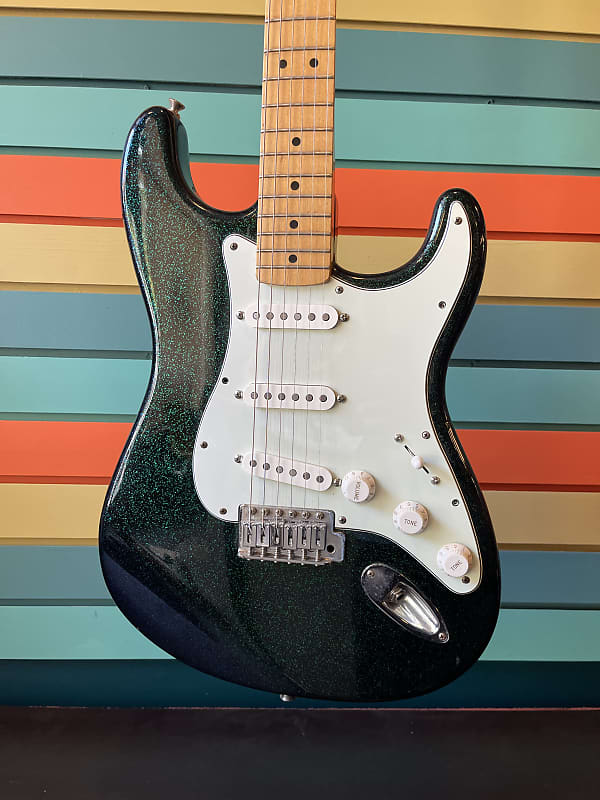 2004 Fender FSR Stratocaster - Flip Flop Blue Green Sparkle (Lollar Specials) image 1