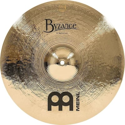 Meinl Byzance Brilliant B16MC-B 16" Medium Crash Cymbal ( Video Demo) image 1