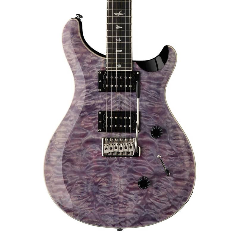 Paul Reed Smith PRS SE Custom 24 Quilt Electric Guitar Violet w/Bag