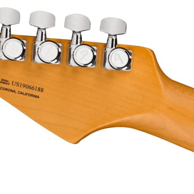 Fender American Ultra Stratocaster Electric Guitar. Maple FB, Texas Tea image 6