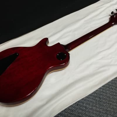 Hamer Monaco Archtop electric guitar - Cherry Sunburst Flame Maple w/ Hard Case image 5