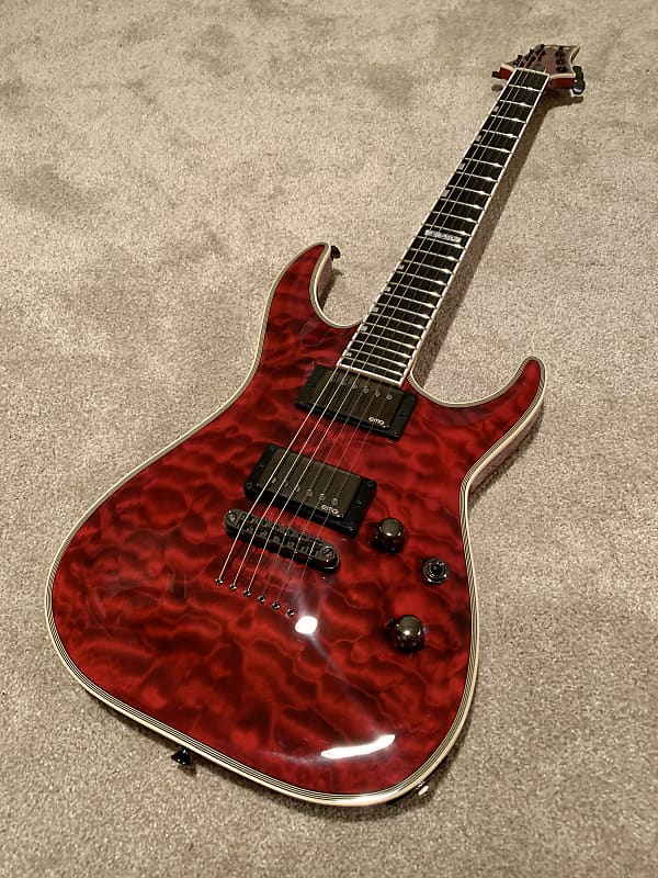 2025人気特価 ESP Het JH EMG Cherry Black Thru See 2011 NT-II HRF Horizon ギター