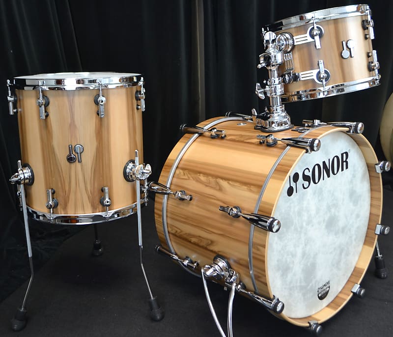 Sonor 20/12/14 SQ2 Drum Set - Beech And American Walnut image 1