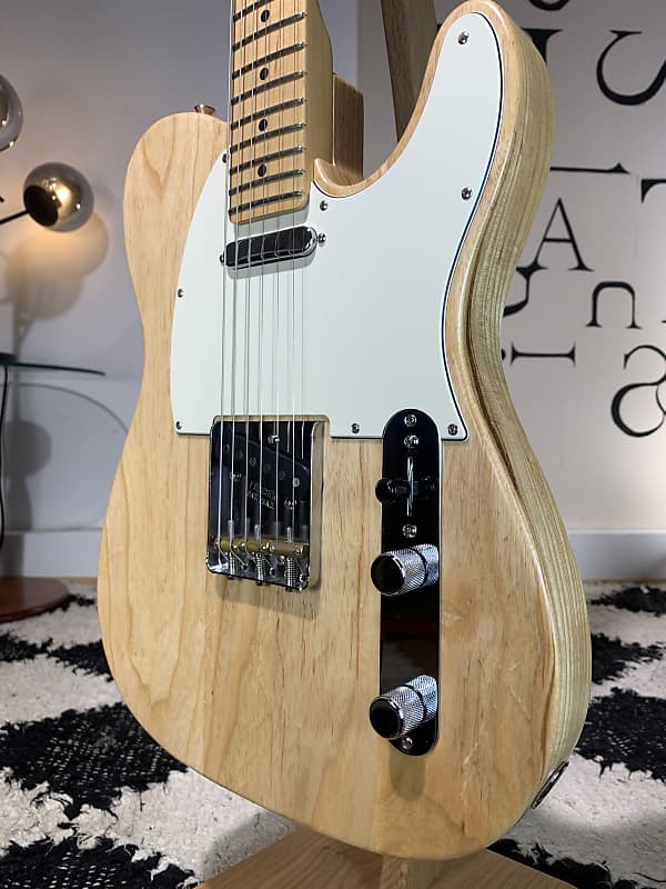 Fender American Performer Raw Ash Telecaster Natural with Fender 