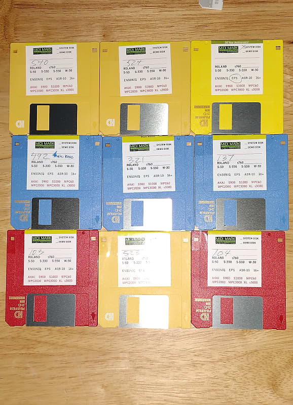 Ensoniq EPS Performance Sampler Floppy Disks Reverb