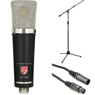 Lauten Audio LA-220 V2 Large-diaphragm Condenser Microphone with Stand and Cable image 2