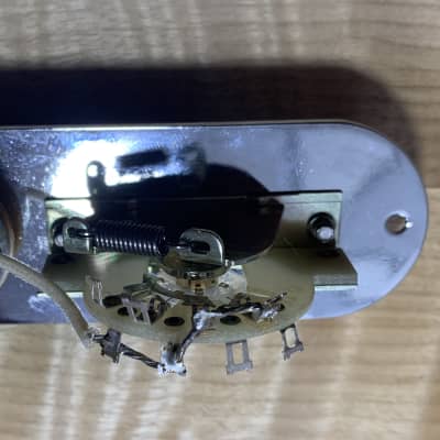 Tele Wiring Harness - Fender TBX Tone Control, CTS Pot Switchcraft 3 Way - Chrome Plate - Ships FREE image 2