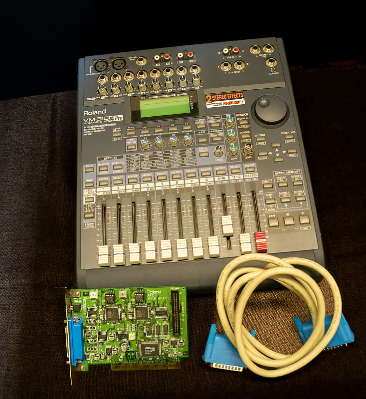 Roland VM-3100Pro Digital Mixer w/R Bus Card and cable