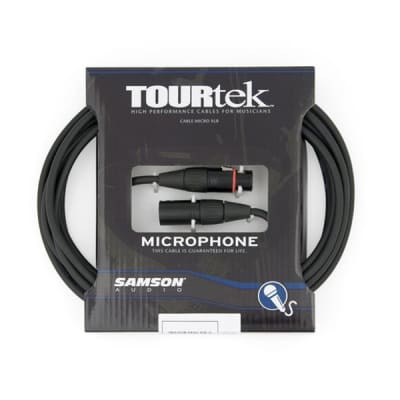 Tourtek TM20 XLRM-XLRF XLR Microphone Cable, 20ft image 1