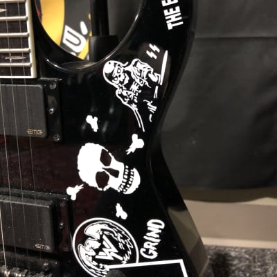 ESP Jeff Hanneman Signature Black Guitar 2010 Black image 10
