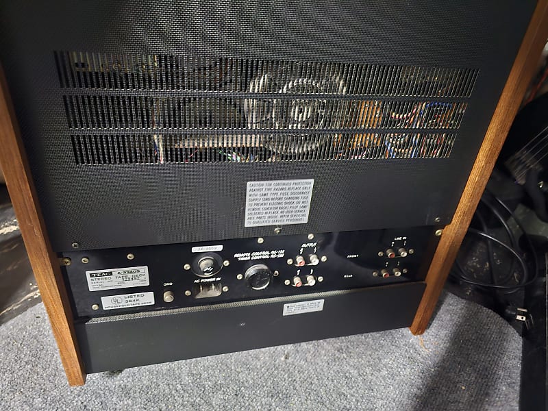 TEAC A-3340S 1/4 4-Track Reel to Reel Tape Recorder