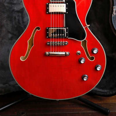 Eastman T486-RD Semi-Hollow Electric Guitar Red Pre-Owned for sale
