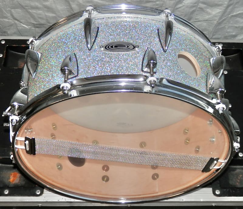 OCDP NAMM show 14×6.5 OCDP Orange County Drums & Percussion Black Sparkle Snare 14