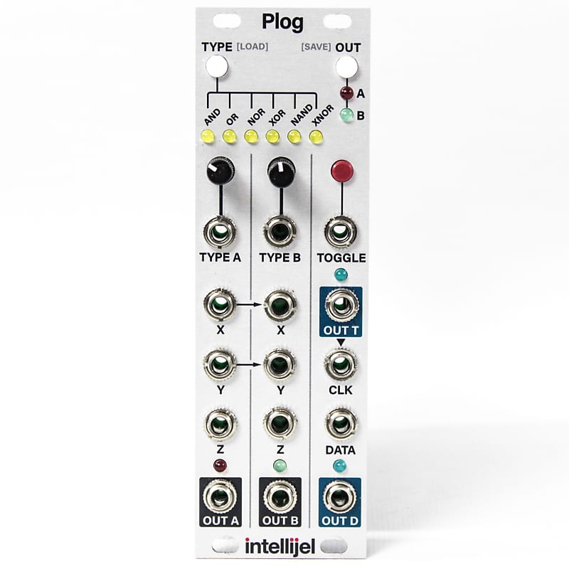 Intellijel Plog Voltage Controlled Logic and Tap Clock Eurorack Synth Module image 1