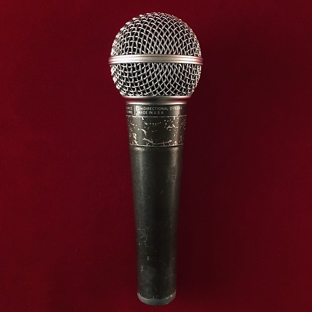 Vintage 1980 Shure SM58 Microphone Made in the USA! (sm 58