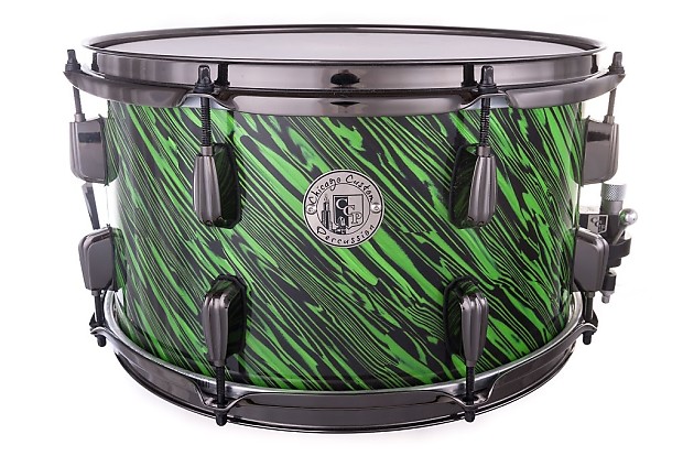 Used CCP Maple 8x14 SD- Lime Green Swirl image 1