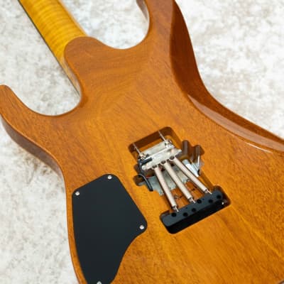 Marchione Set Neck Carved Top 1P Figured Maple Top -Amber- image 9