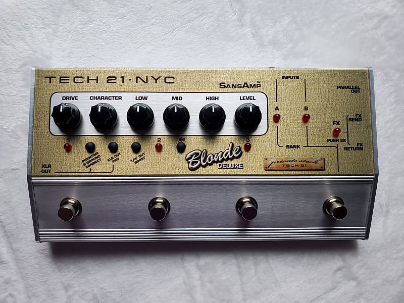 ギター Tech21 sansamp Blonde USED TECH21 SansAmp Blonde Used Overdrive | eBay