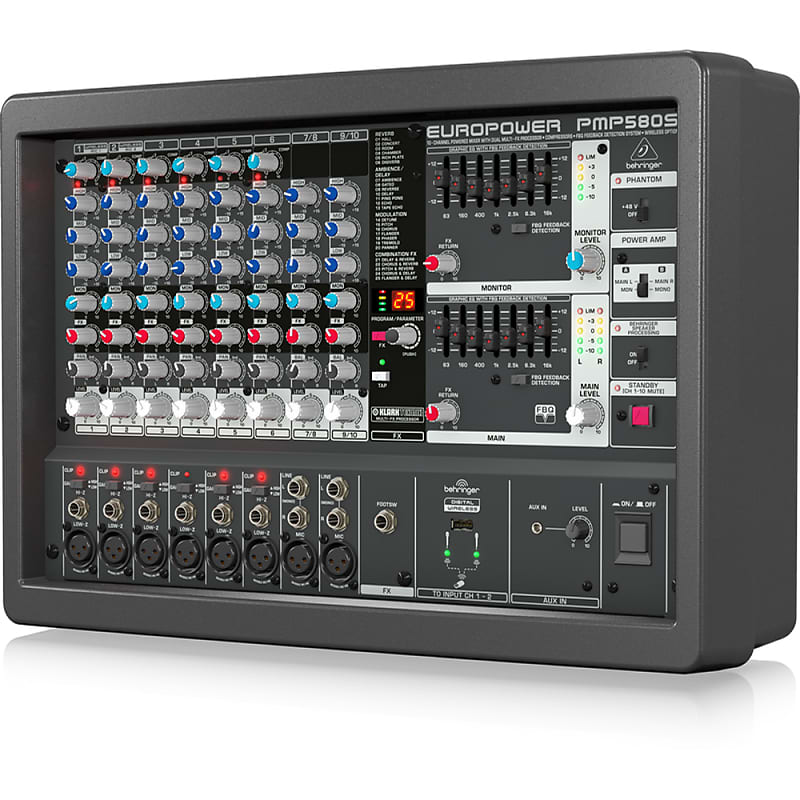 Behringer PMP500MP3 8-channel 500W Powered Mixer