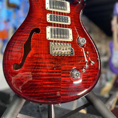 PRS Special Semi-Hollow Electric Guitar, Custom Color - Fire Red Wrap Burst w/ Case, Signature Dlr, Get Plekd 297 image 2