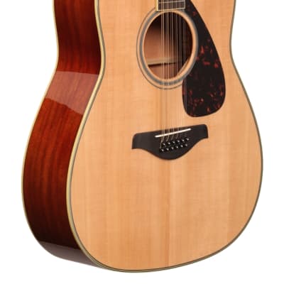 Yamaha FG82012 12String Folk Acoustic Guitar with Solid Spruce Top image 9