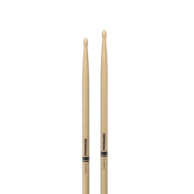 Pro-Mark TX7AW Hickory 7A Wood Tip Drum Sticks (Pair) image 2