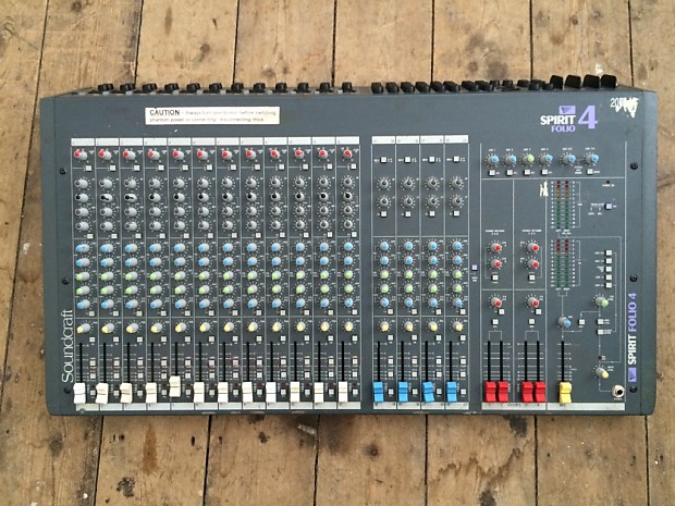 値下可能SPRIT FOLIO 4 SOUND CRAFT MIXER 4-Top (SOS Nov 93)