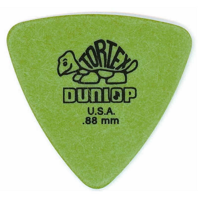 Immagine Dunlop 431P Tortex Triangle Green .88 - 1