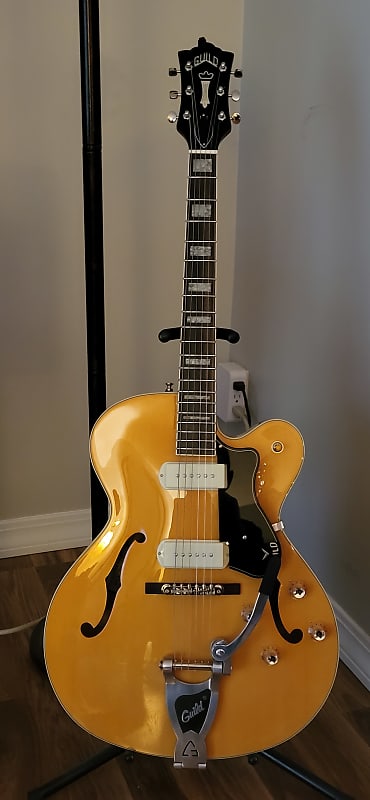 Guild Newark St. Collection X-175B Manhattan with Bigsby 2013 - 2021 -  Blonde | Reverb