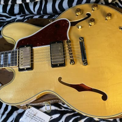 BRAND NEW! 2024 Gibson Custom Shop 1959 ES-355 Reissue - VOS Vintage Natural Finish - Authorized Dealer - 8.1lbs - G02414 image 8
