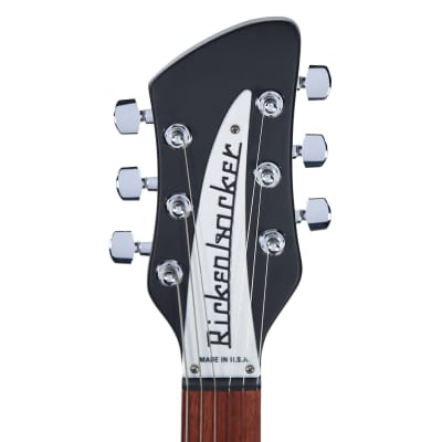 Rickenbacker 330 Thinline Semi-Hollow Electric Guitar - Matte Black image 7