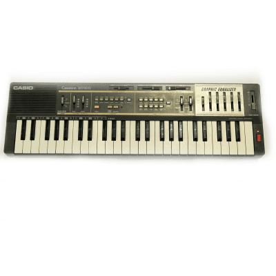 Casio MT-100☆ビンテージシンセサイザー☆セミアナログ式シンセサイザー Vintage Casio Casiotone MT-100 Keyboard Synthesizer Graphic
