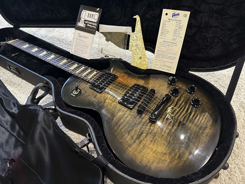 Gibson Joe Perry Signature Les Paul 1996 - 1999 - Black Burst | Reverb