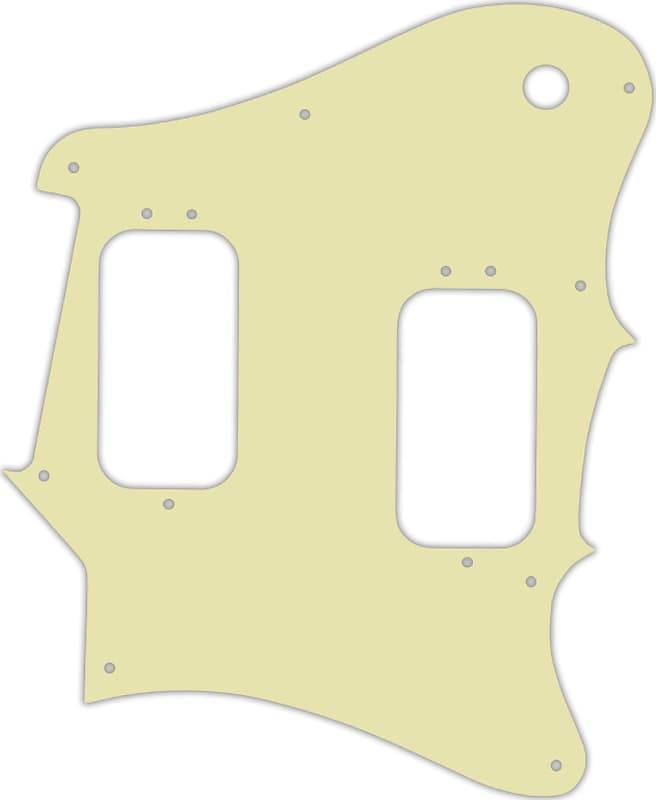 WD Custom Pickguard For Fender 2012-2013 Made In Mexico Pawn Shop Super-Sonic #34 Mint Green 3 Ply image 1