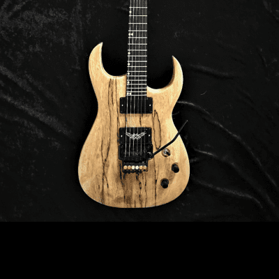 Black Diamond USA Gandalf Custom guitar Solid Korina image 4