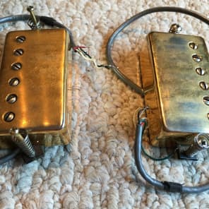 Gibson "The Original" HB-R & HB-R "Circuit Board" Pickups Designed by Bill Lawrence, Gold Covers image 2