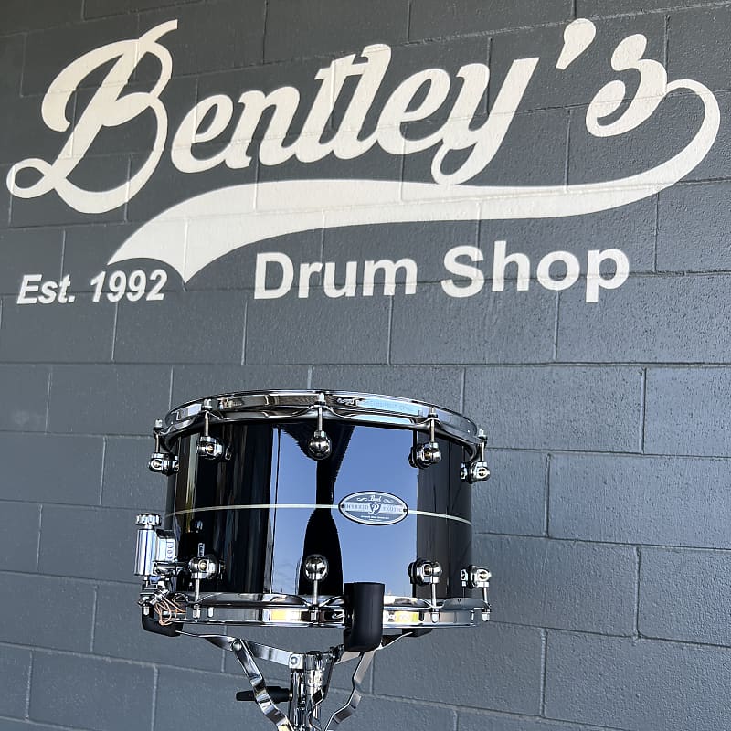 Pearl Hybrid Exotic 8x14 Kapur Fiberglass in Ebony Reverb Brazil
