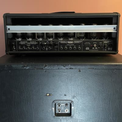 Mesa Boogie Triple Rectifier Guitar Amp Head 3-Channel 150-Watt with Hard Road Case & Speaker Cab image 7